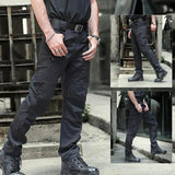 Men’s Cargo Pants with Zipper and Pockets