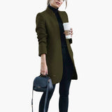 Women’s Trench Coat with Side Pockets