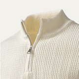 The Cavallino Men's Half Zip Knitted Winter Sweater