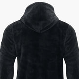 Men's Teddy Jacket with Zipper and Long Sleeves