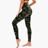 Women's Leggings with Leopard Print and High Waist