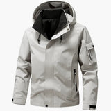 Men's Ski Jacket with Hood and Zipper