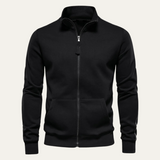 The Carmarthen Men’s Zip Up Casual Cotton Jacket with Pockets