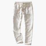Men's Summer Pants with Elastic Waistband and Drawstring