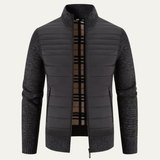 The Hillston Men’s Padded Stand Collar Winter Zip Up Jacket