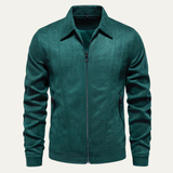 The Northgate Men's Casual Zip Up Biker Leather Jacket