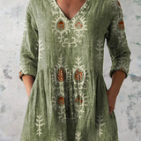 Blair | Long Blouse with Expressive Pattern