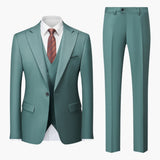 Elegant Slim Fit Suit - Men's 3-Piece for Business