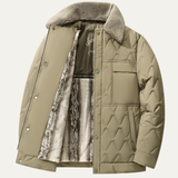 The Oristano Men's Winter Fleece Lined Luxury Baseball Jacket