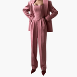 Pantsuit with Corset Blazer for Women – Tailored and Elegant