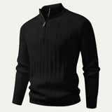 The Cavallino Men's Half Zip Knitted Winter Sweater