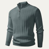 The Cavallino Men's Half Zip Knitted Winter Sweater