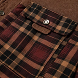 The Verbania Men’s Check Plaid Fleece Lined Flannel Jacket