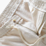 Men's Summer Pants with Elastic Waistband and Drawstring