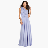 Evening Dress with V-Neck - Women's Style for Gala Nights