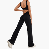 Wide Leg Jumpsuit for Women – Form-Fitting & Elegant