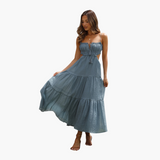Maxi Dress for Women – Boho Style with Ties