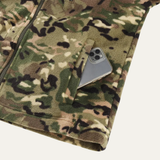 The Lecco Men’s Warm Outdoor Zip Up Fleece Camouflage Jacket