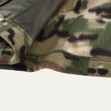 The Lecco Men’s Warm Outdoor Zip Up Fleece Camouflage Jacket