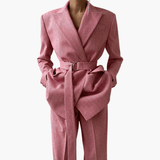 Pantsuit with Corset Blazer for Women – Tailored and Elegant
