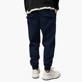 Men’s Cargo Trousers with Relaxed Legs and Pockets