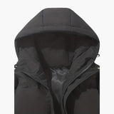 Women's Hooded Jacket with Zipper and Side Pockets