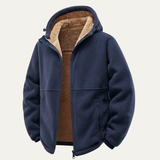 The Moscova Men’s Thick Warm Sherpa Zip Up Hoodie