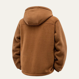 The Moscova Men’s Thick Warm Sherpa Zip Up Hoodie