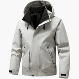 Men's Ski Jacket with Hood and Zipper