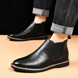 The Piacenza Men’s Trendy Classic Leather Chelsea Boots