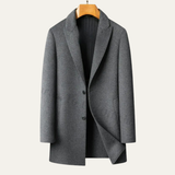 The La Villa Men’s Classic Double Faced Wool Coat