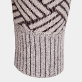 The Brackenridge Men’s  Warm Fleece Lined Thick Knitted Full Zip Jacket