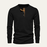 The Stonebrook Men's Corduroy Henley Ribbed Casual Sweater