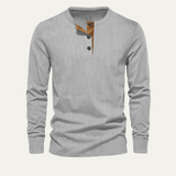 The Stonebrook Men's Corduroy Henley Ribbed Casual Sweater