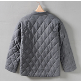 The Richmond Hill Men’s Vintage Quilted Padded Stand Collar Jacket