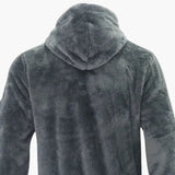 Men's Teddy Jacket with Zipper and Long Sleeves
