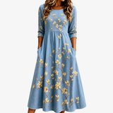 Bluebell Meadow Pocket Midi Dress