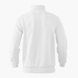 Men's Pullover with Cable Knit Pattern – Classic, Warm & Stylish