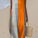 May Colorblock Midi Dress