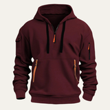 The Silverlawn Men’s Modern Durable Multi Pocket Hoodie Jacket