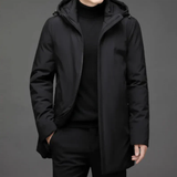 The Hanover Men’s Winter Warm Classic Fit Hooded Coat
