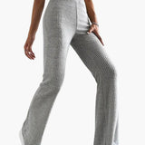 Wide High Waist Knit Pants for Women – Comfortable Lounge Fit