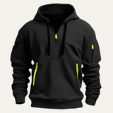 The Silverlawn Men’s Modern Durable Multi Pocket Hoodie Jacket