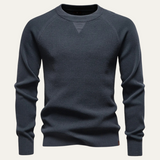 The Anglesey Men's Casual Knitted Crew Neck Sweater