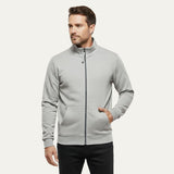The Carmarthen Men’s Zip Up Casual Cotton Jacket with Pockets