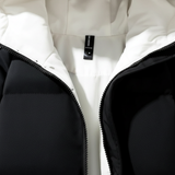 The London Men's  Waterproof Puffer Jacket - Luxury Hooded Winter Coat