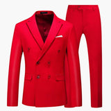 Men's Summer Suit Two-Piece with Blazer and Trousers