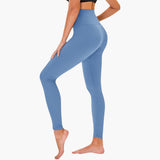 Women's Leggings with Leopard Print and High Waist
