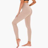 Women's Leggings with Leopard Print and High Waist
