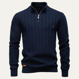 The Cotswold Men’s Quarter Zip Knit Winter Sweater